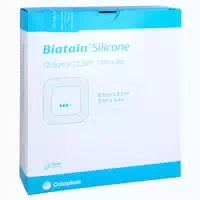 Biatain Silicone Schaumverband 12,5x12,5 10 St