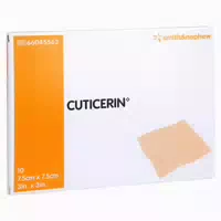 Cuticerin 7,5x7,5 Cm Gaze M Salbenbeschi 10 St