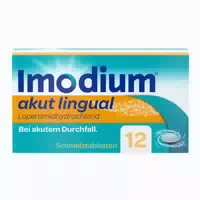 Imodium Akut Lingual Schmelztabletten bei Akutem Durchfall 12 st