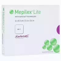 Mepilex Lite Schaumverband 6x8,5 cm Ster 5 st