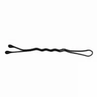 Eurostil Cabello Double Wave Clipbox 24un, Schwarz, Schwarz