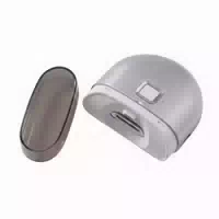 Eurotops Nageltrimmer mit Led – Elektrischer Nagelschneider mit 2 Stufen Silber