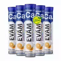Eväm Calcium Vitamin C Brausetabletten 5 Set