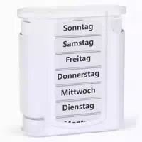 Opret Tablettenbox 7 Tage Deutsch Medikamentenbox Vitaminen 1 st
