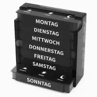 Pillendose Tablettenbox 7 Tage Medikamentenbox Leicht zu Öff 1 st