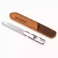 Professionelle Doppelseitige Edelstahl Nagelfeile mit Rutsch 1 st