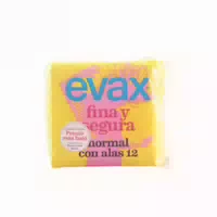 Evax Fina & Segura Normal Damenbinden Mit Flügeln 12 Einheiten