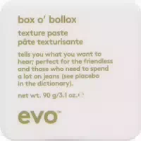 Evo Hair Style Box O Bollox Texture Paste 90 g
