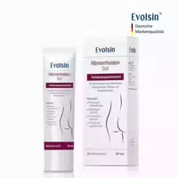 Evolsin Hämorrhoiden Gel Hämorrhoiden Salbe gegen Brennen, Schmerz & Juckreiz