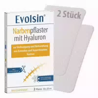 Evolsin Narbenpflaster Mit Hyaluron & Patchtronik 2 St