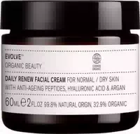 Evolve Organic Beauty Daily Renew Facial Cream 60 Ml