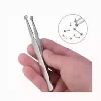 Kugelhalterpinzette Vorne Runde Kerbung