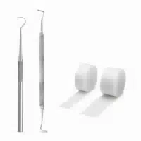 Excellent Tamponadensonde & Wattehaken Set 2 Teilig Edelstahl