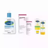 Cetaphil Pflegeset mit Urea: Reinigung, Pflege & Uv Schutz