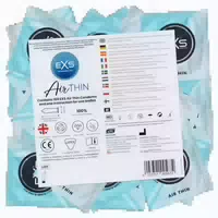 Air Thin 100 Stück Extradünne Kondome, Silikonöl, 0,045mm 100 Kondome 100 St