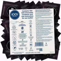 «chocolate» 100 Transparente Kondome Mit Schokoladenaroma 100 Kondome