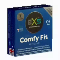 «comfy Fit» Regular, Bequeme Kondome Mit 65mm Kopfteil 3 Kondome 3 St