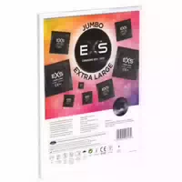 «jumbo 69» Vorratsbeutel – 144 Extra Breite Latexkondome 144 Kondome 144 St
