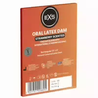 Exs Strawberry Scented Oral Latex Dam
