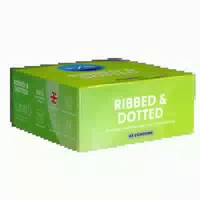 «ribbed & Dotted» Kondome 3er Pack, Gerippt und Genoppt 3 Kondome 3 st
