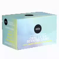 «scented Latex Dams» 100 Lecktücher, Mix Aus 4 Aromen Farben 100 Tücher 100 St