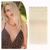 Extensions Clip in Echthaar Remy 5 Clips Blond 45 cm 50 g We 1 st
