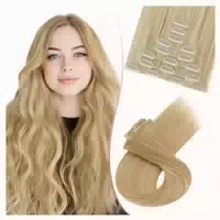 Haarteil Clip in Extensions 66 cm #27 613 Sandbraun Bis Blei 1 st