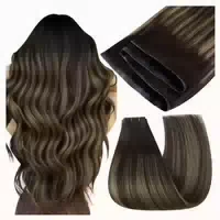 Extensions Echthaar Butterfly Ombre Honigblond 50 cm 2 6 Bfh 1 st