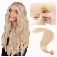 Extensions Echthaar Bondings Keratin 45 cm 50g 18p613 Ascheb 1 st