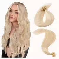 Extensions Echthaar Bondings Keratin 55 cm 25g 18p613 Ascheb 1 st