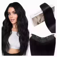 Extensions Echthaar Clipin Remy Tresse 30 cm 55 g #1 Lacks 1 st