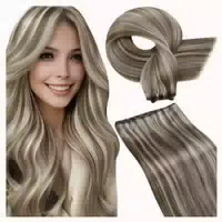 Extensions Echthaar Haartressen Braun 50cm 100g 4 92 Weft #p 1 st