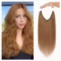 Haar Extensions Echthaar Halo Invisible Wire 40cm 65g 02 Dun 1 st