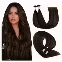 Extensions Echthaar Keratin Bonding Ombre 40 cm U Tip 1 U Ti 1 st