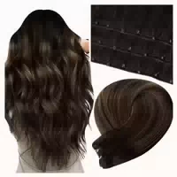 Extensions Echthaar Micro Beads Remy Braun Ombre 40cm 50g 2 1 st