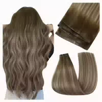 Extensions Echthaar Butterfly Ombre Honigblond 50 cm 2 6 Bfh 1 st