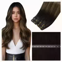 Extensions Echthaar Remy 60cm 80g 1 4 Butterfly Weft #2 8 2 1 st