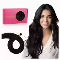 Extensions Echthaar I Tip 35cm 100s 3 I Tip#1b Natürliches S 1 st
