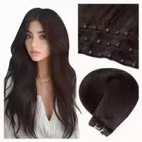 Extensions Echthaar Tressen Microrings Microweft 50cm 50g 3 1 st