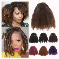 Extensions Marley Twist Crochet 3pack Schwarze Mix Leichtes 1 st