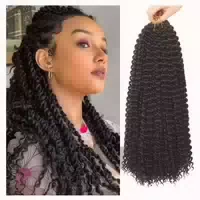 Crochet Hair Butterfly Locs Water Wave Twist 22 Zoll T16a 61 1 st