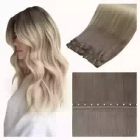 Extensions Remy Echthaar 50cm 50cm 60g 1 7 Butterfly Weft #8 1 st
