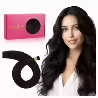 Extensions I Tip Echthaar Bonding 55cm 50s 3 I Tip#2 Dunkel 1 st