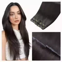 Tressen Echthaar Extensions Remy Braun 55cm 80g 2 21 Genie T 1 st