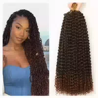 Extensions Twist Crochet Wasserwelle 24zoll T1b 30# 24inch 1 st