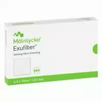 Exufiber 4,5x10 Cm Gel Faserverband 10 St