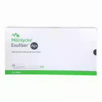 Exufiber Ag 2x45 Cm Gelbild Faserverb M Silber