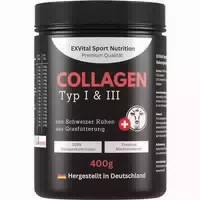 Exvital Collagen Pulver von Schweizer Alpenkühen aus Grasfütterung