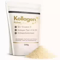 Exvital Kollagen Pulver mit Vitamin C