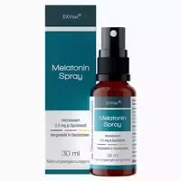 Exvital Melatonin Schlafspray mit Lavendel Extrakt und Vitamin B6, Sprühflasche